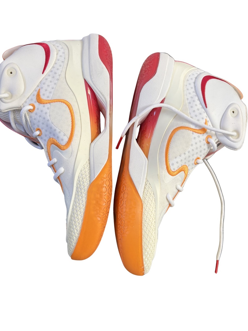 Avoli Women’s White Orange Pink Volleyball Shoes